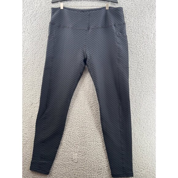 Constantly Varied Gear Textured Black High-Waist Leggings  Size XXL - Picture 1 of 8